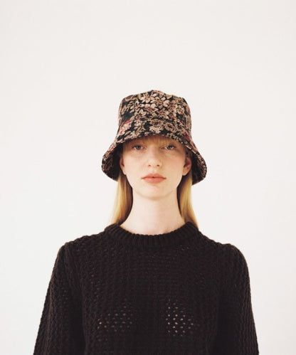 泡泡袖鉤織套頭衫