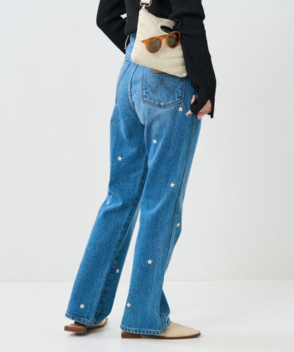 聯名喇叭牛仔褲