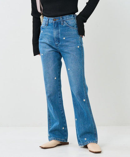 聯名喇叭牛仔褲