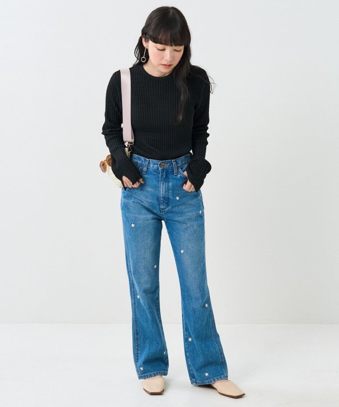 聯名喇叭牛仔褲