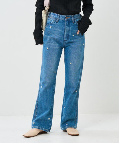 聯名喇叭牛仔褲