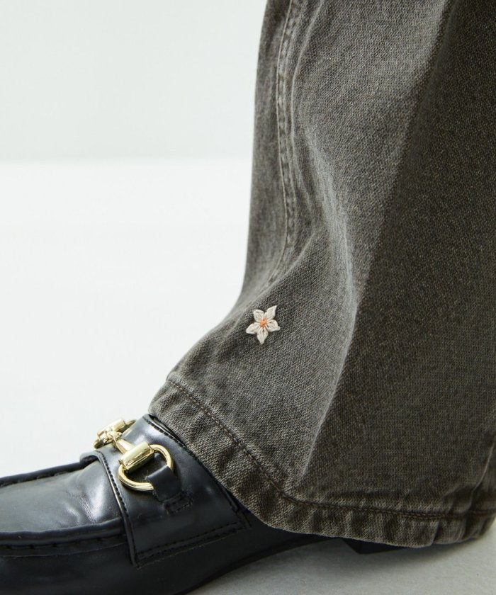 聯名喇叭牛仔褲