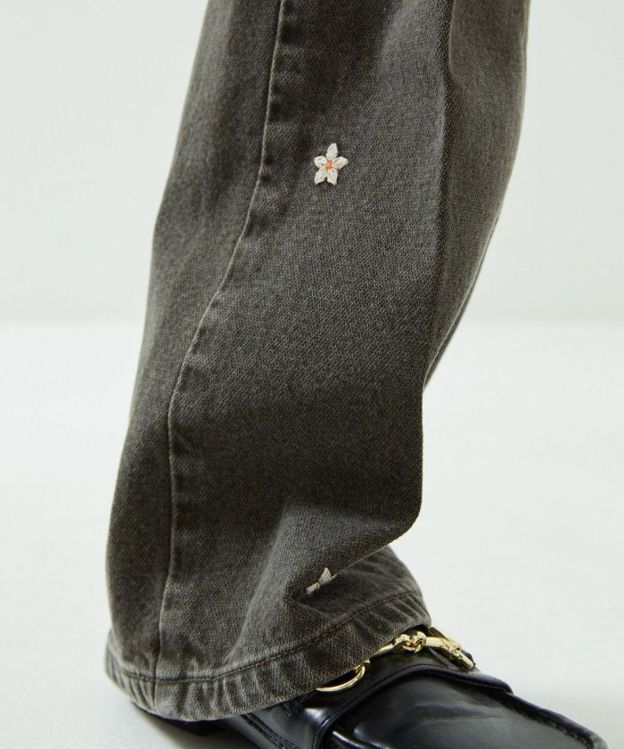 聯名喇叭牛仔褲