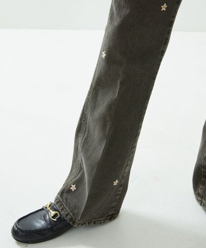 聯名喇叭牛仔褲