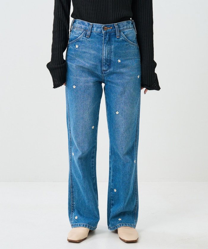 聯名喇叭牛仔褲