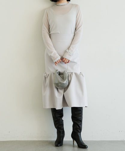 【La nature linge】透明蕾絲套頭衫
