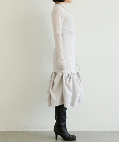 【La nature linge】透明蕾絲套頭衫