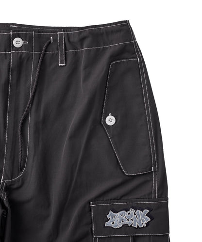 【KOOKY'N/酷酷】BRONX刺繡降落傘寬鬆褲