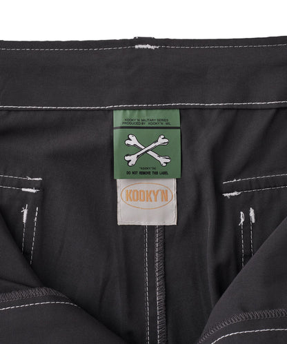 【KOOKY'N/酷酷】BRONX刺繡降落傘寬鬆褲