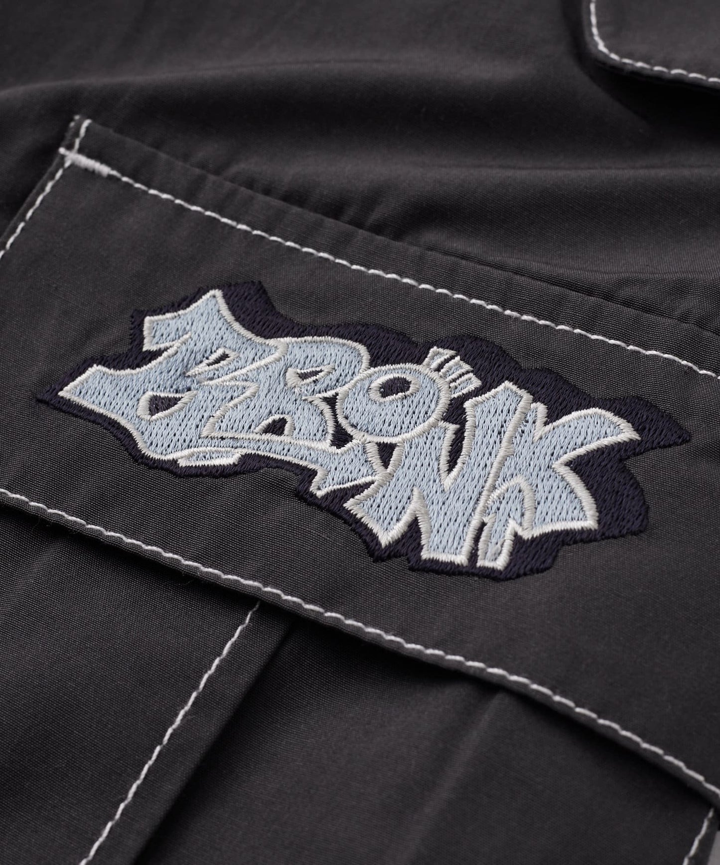 【KOOKY'N/酷酷】BRONX刺繡降落傘寬鬆褲