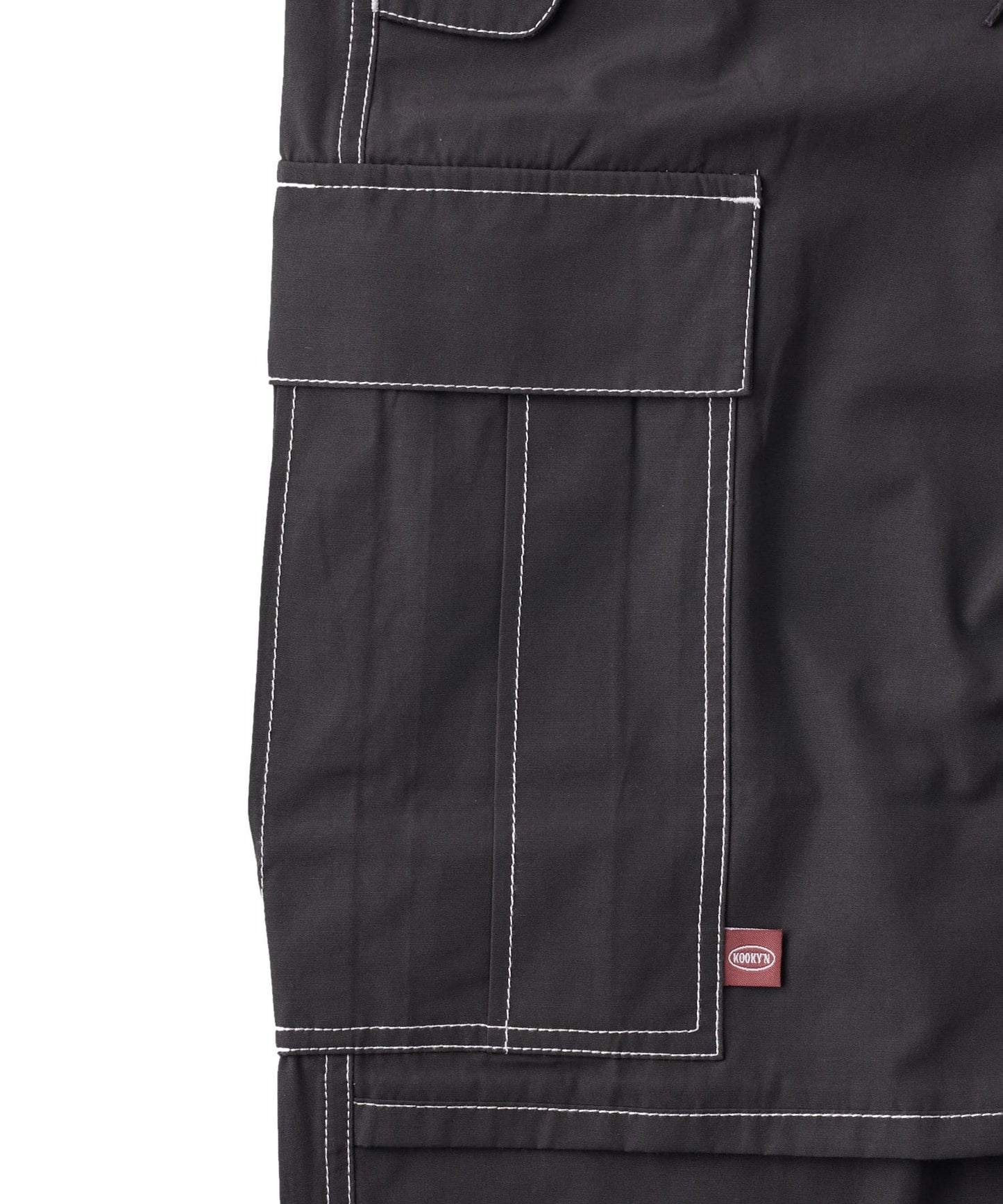 【KOOKY'N/酷酷】BRONX刺繡降落傘寬鬆褲