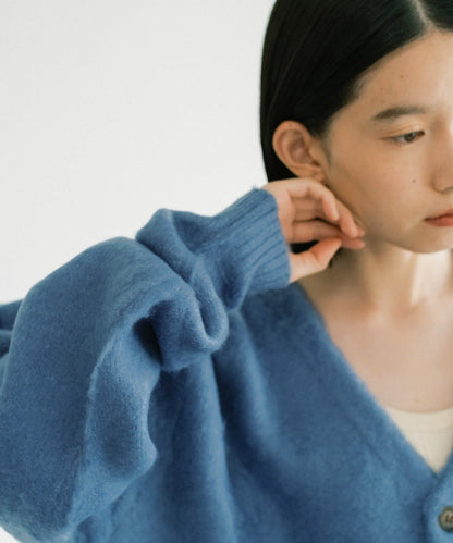 【WHIMSIC/】簡約絨毛針織開衫