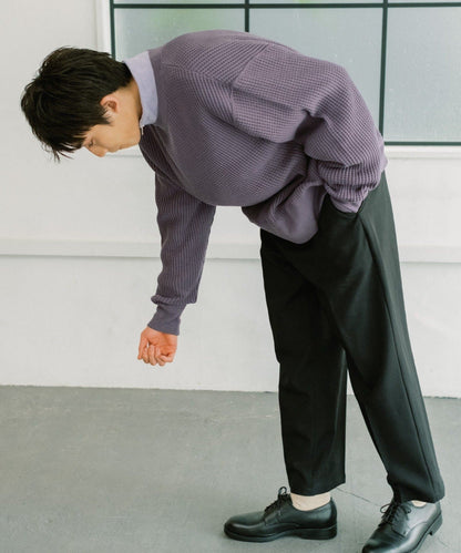 【WHIMSIC】華夫餅圓領套頭衫