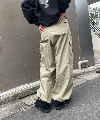 COOPER傘布寬鬆褲