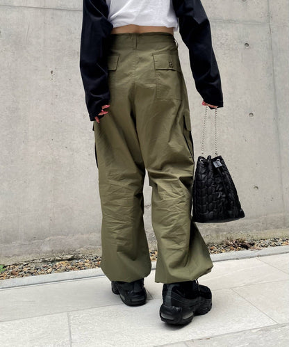 COOPER傘布寬鬆褲