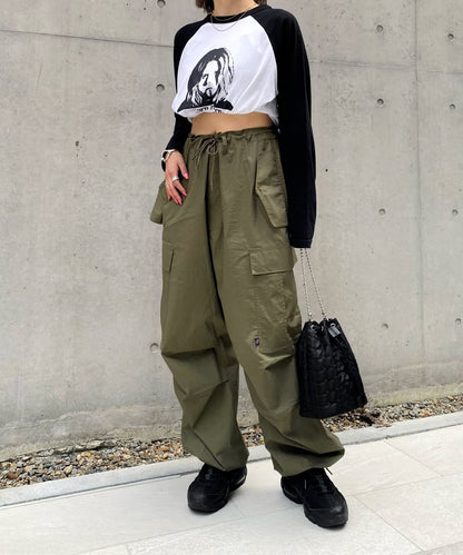 COOPER傘布寬鬆褲