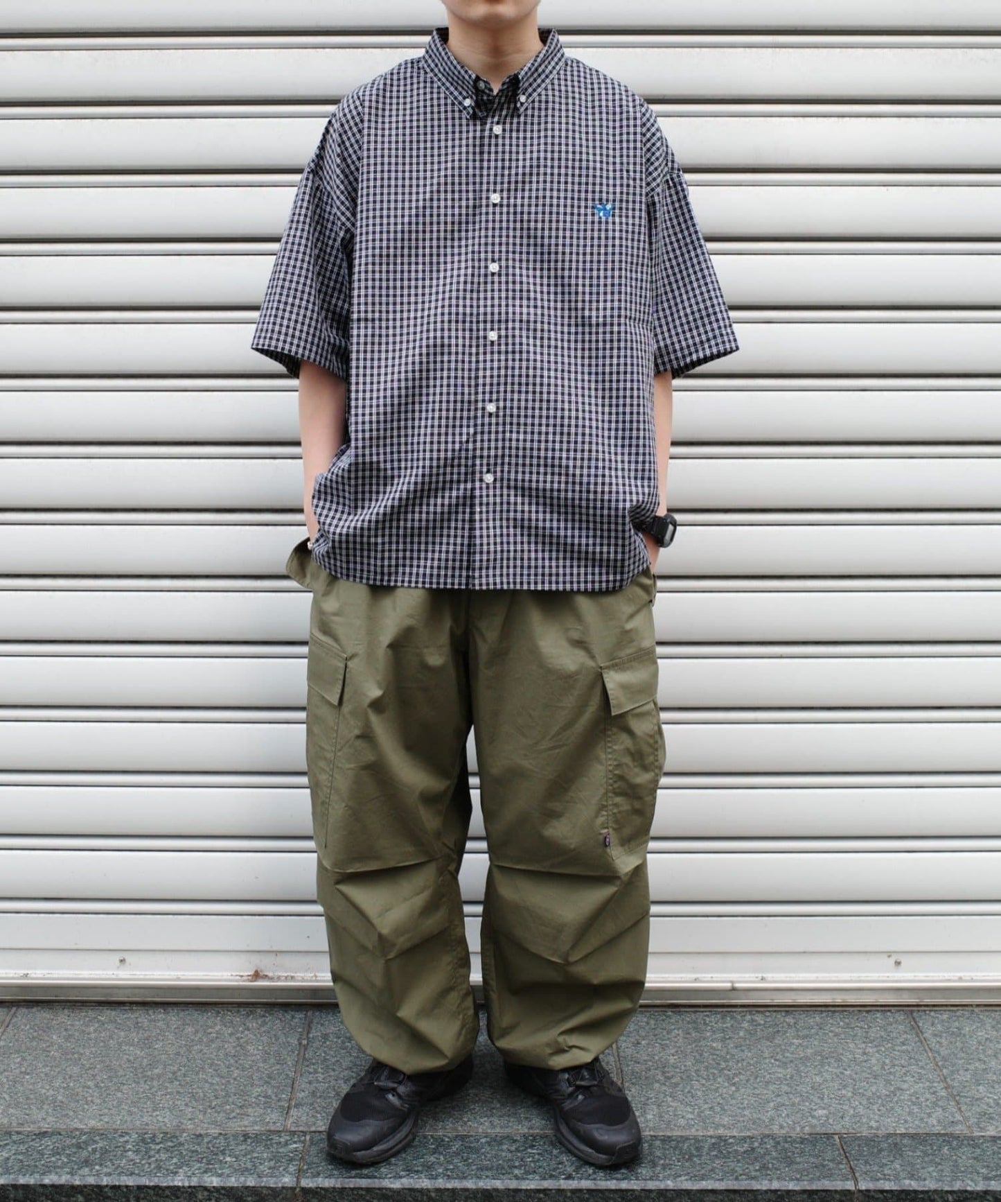 COOPER傘布寬鬆褲