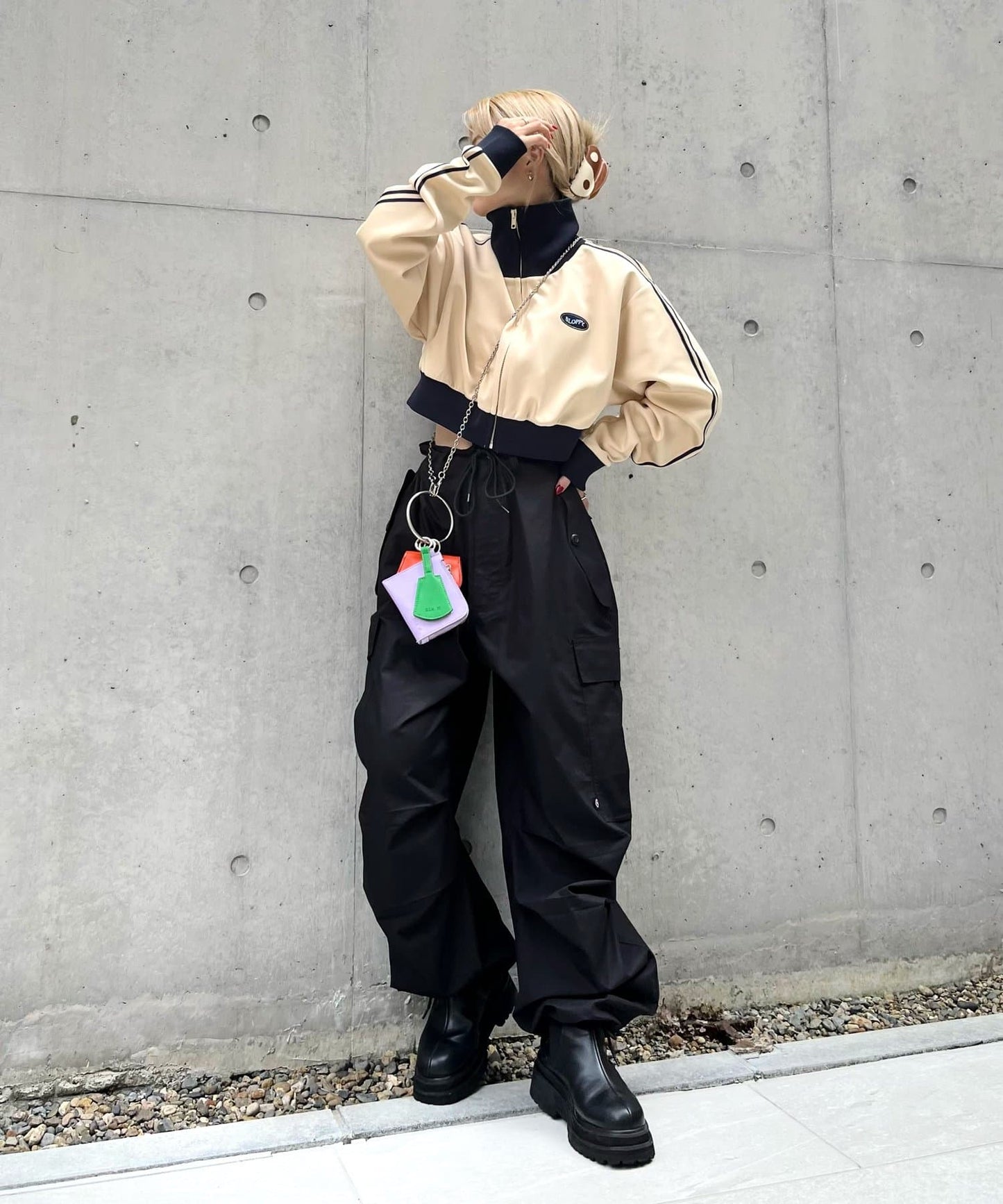 COOPER傘布寬鬆褲