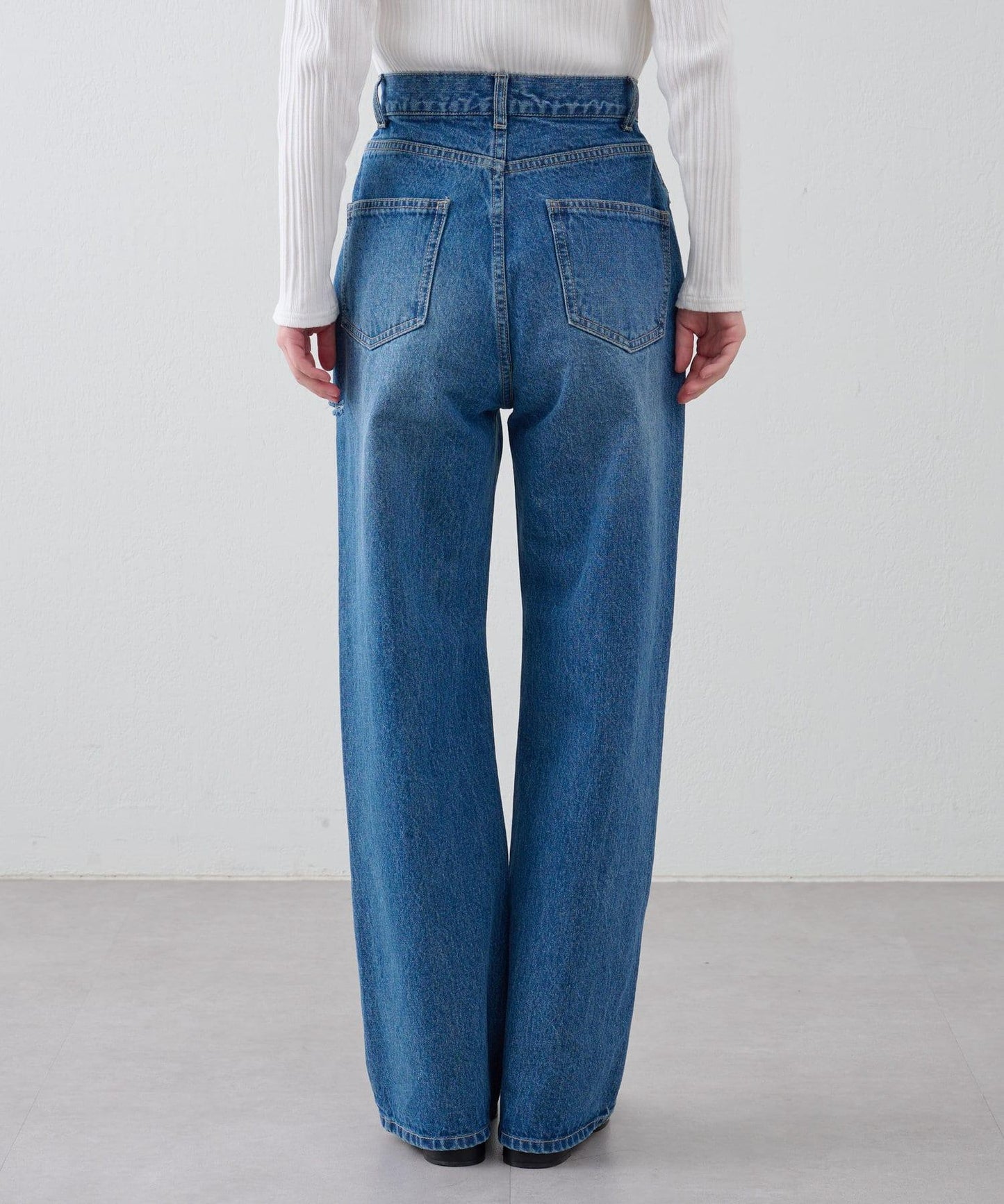 【S～L尺碼展開】破洞牛仔褲