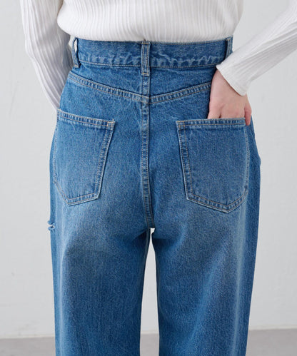 【S～L尺碼展開】破洞牛仔褲