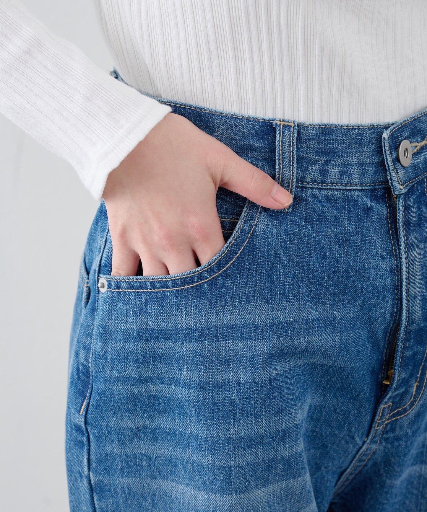 【S～L尺碼展開】破洞牛仔褲