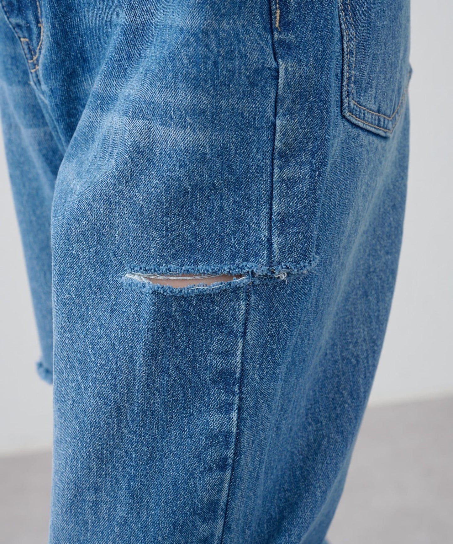 【S～L尺碼展開】破洞牛仔褲