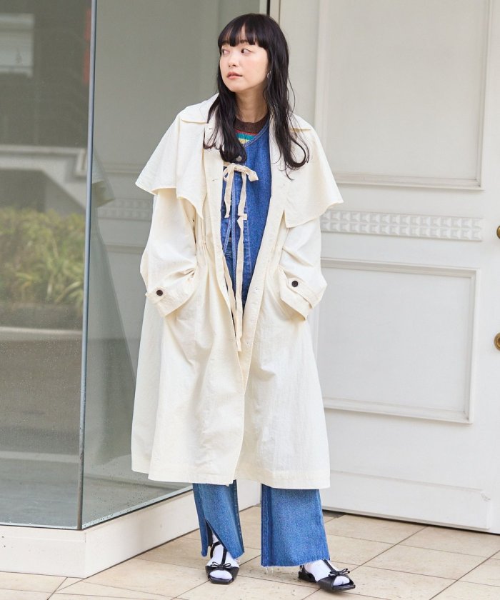 2way洗衣機尼龍披風連衣裙