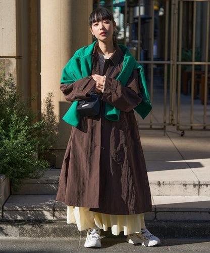 2way洗衣機尼龍披風連衣裙