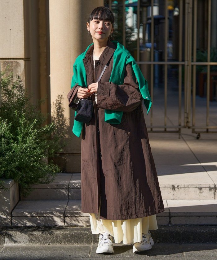 2way洗衣機尼龍披風連衣裙