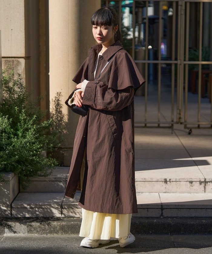 2way洗衣機尼龍披風連衣裙