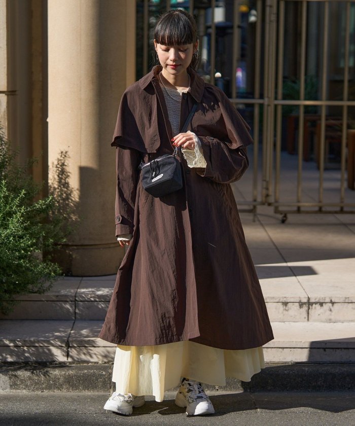 2way洗衣機尼龍披風連衣裙