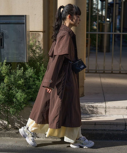 2way洗衣機尼龍披風連衣裙