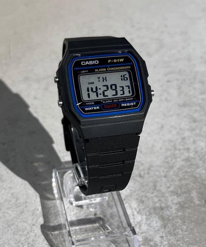 【CASIO】F-91W-1JH