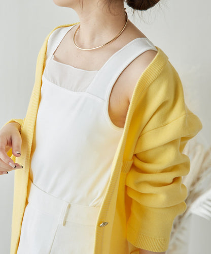 【C′NOTE/筆記】透視拼接方形背心