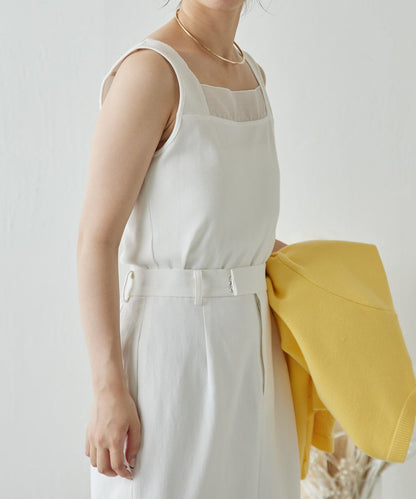 【C′NOTE/筆記】透視拼接方形背心