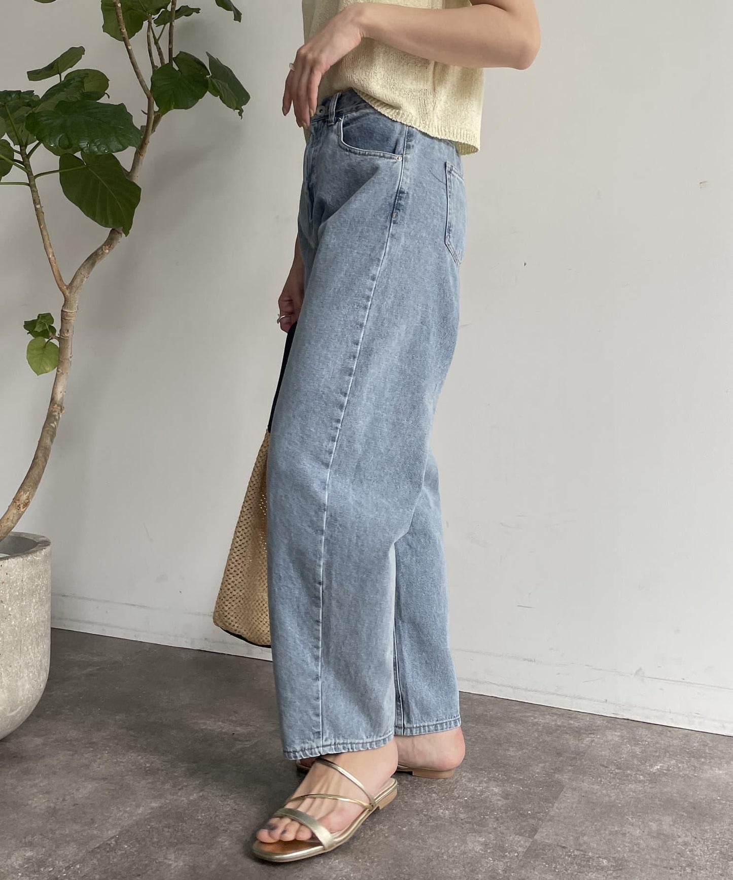 【/2尺碼展開】曲線牛仔褲