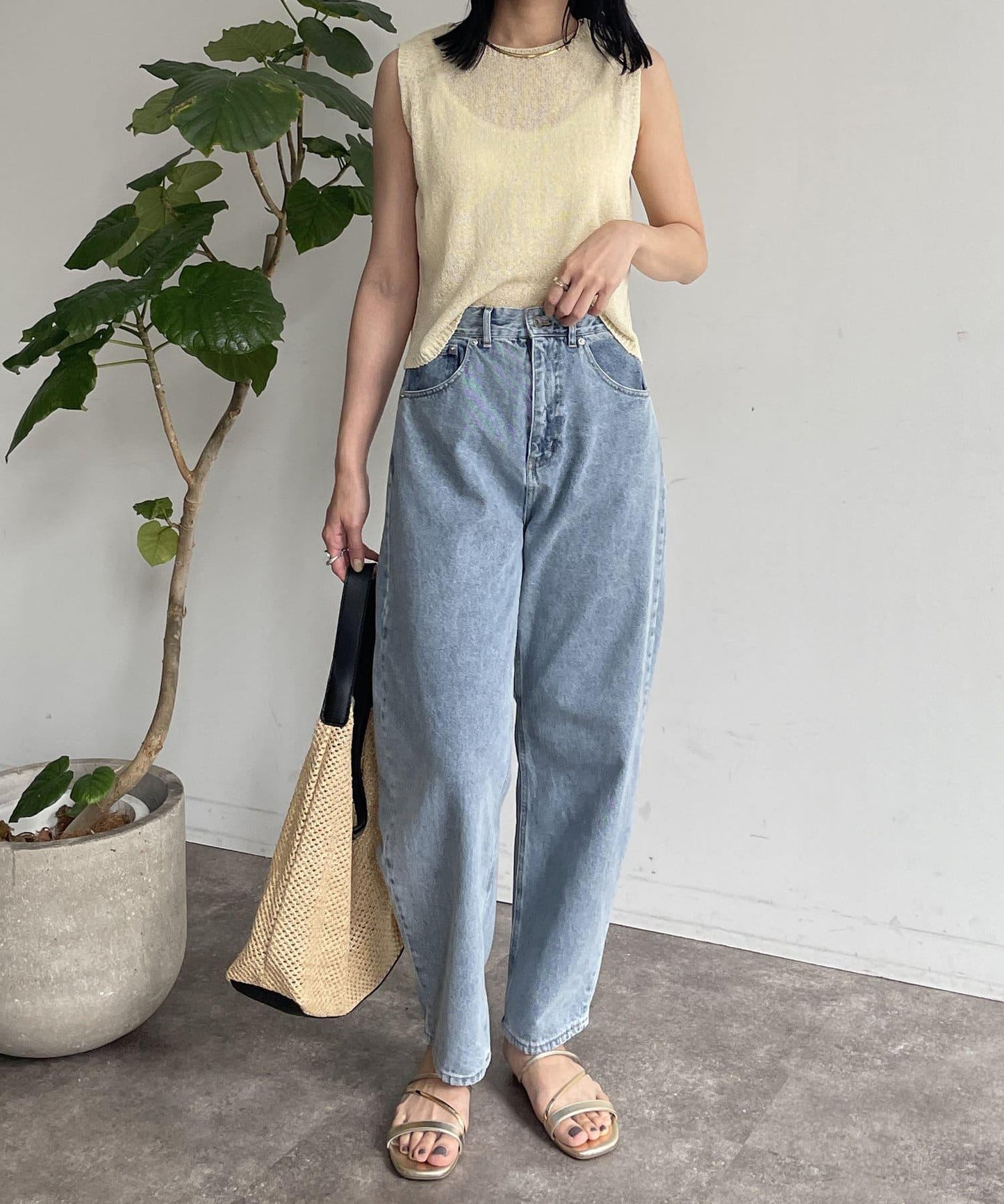 【/2尺碼展開】曲線牛仔褲