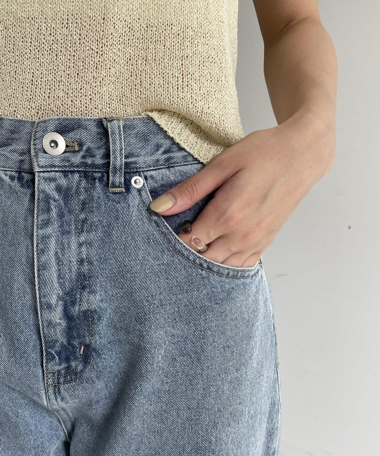 【/2尺碼展開】曲線牛仔褲