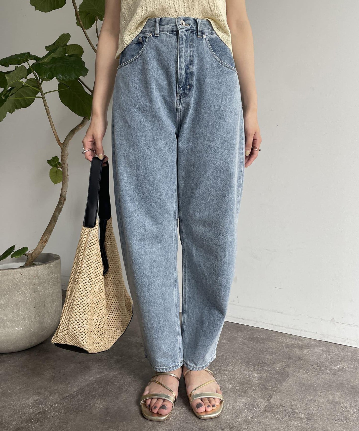 【/2尺碼展開】曲線牛仔褲