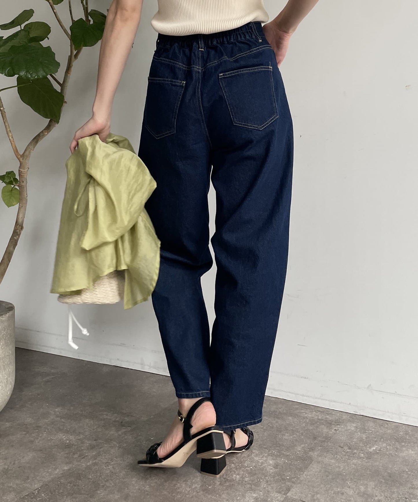 【/2尺碼展開】曲線牛仔褲