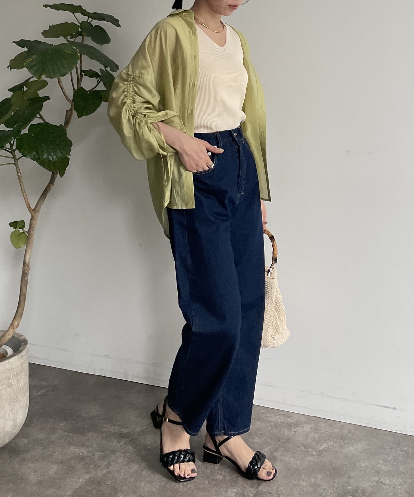 【/2尺碼展開】曲線牛仔褲