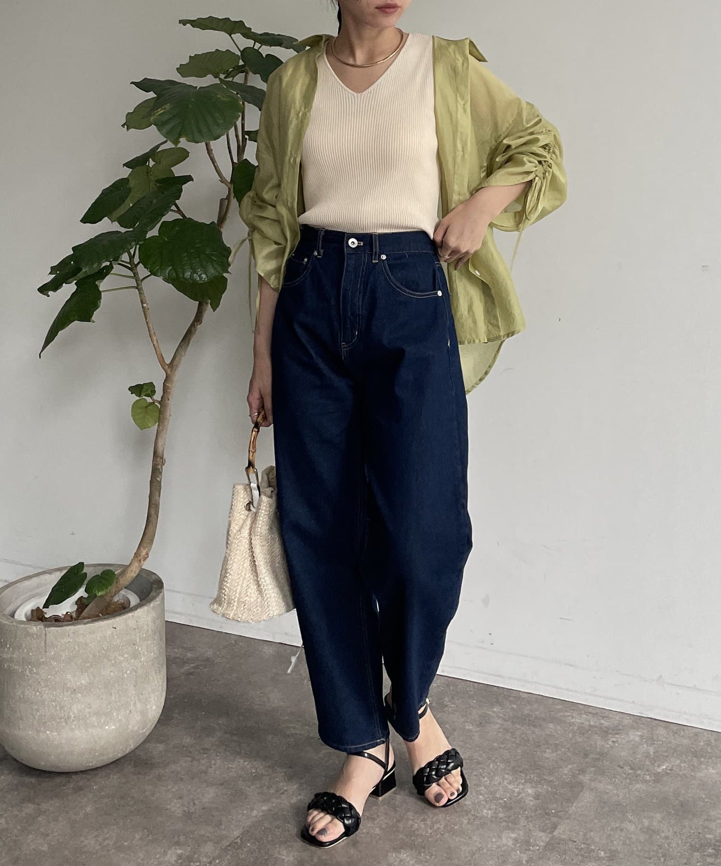 【/2尺碼展開】曲線牛仔褲