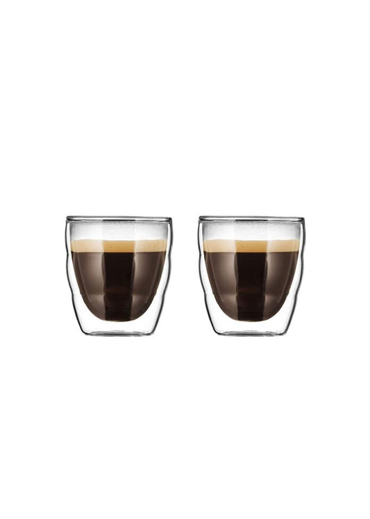 【Bodum】Pilatus雙層玻璃杯 80ml