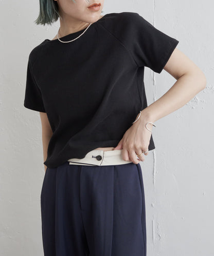 2WAY親膚圓領T