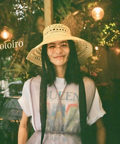 透明薄紗披肩無袖上衣