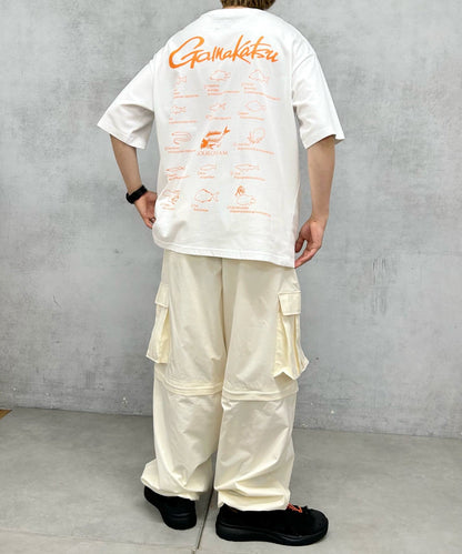 Gamakatsu×Sourcream 魚拓FISH Logo大號T恤