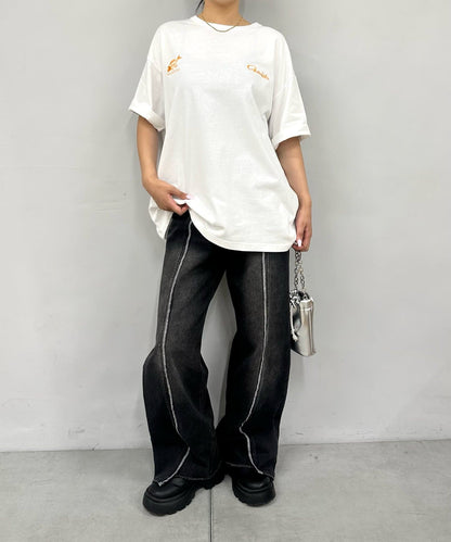 Gamakatsu×Sourcream 魚拓FISH Logo大號T恤