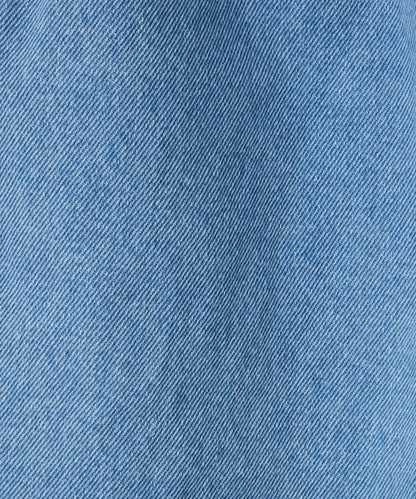 【KIDS】【TYPY DENIM】甘織り裾フリンジカーブデニム 【KIDS】【TYPY DENIM】甜美編織下襬流蘇曲線牛仔褲