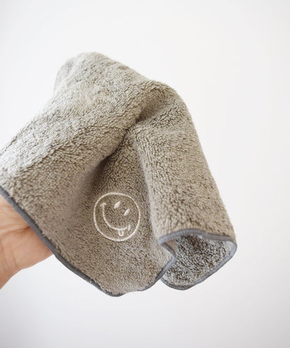 Smile 刺繡 毛巾手帕
